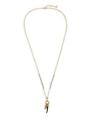 Sole Society Horn Charm Pendant Necklace