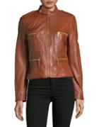 Michael Michael Kors Quad-zip Leather Moto Jacket