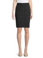 Jones New York Geometric-print Pencil Skirt