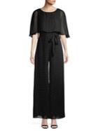 Gabby Skye Short Sleeve Popover Jumpsuit