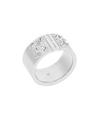 Michael Kors Modern Brilliance Cubic Zirconia And Steel Studded Ring