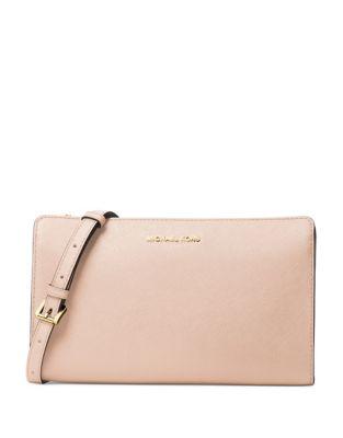 Michael Michael Kors Saffiano Leather Convertible Crossbody Clutch