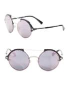 Versace 53mm Mirrored Phantos Sunglasses - Ve4337