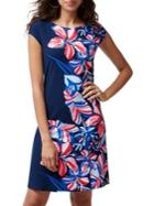 Tommy Bahama Le Tigre Floral Cap-sleeve Dress