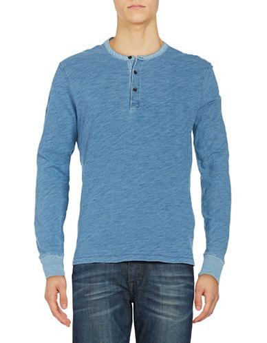 Lucky Brand Chambray Henley Top