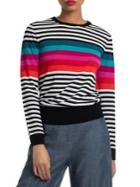 Trina Turk Jazzy Striped Merino Wool Sweater