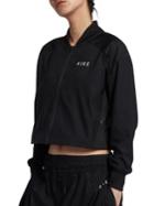 Nike Mesh Cropped Bomber Jacket