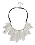 Lord Taylor Fade Away Shakey Frontal Leather Necklace