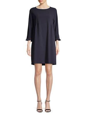 Weekend Max Mara Three-quarter Ruffle Shift Dress