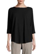 Eileen Fisher Boatneck Jersey Top