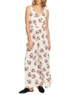 1.state Wildflower Wrap Front Jumpsuit