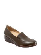 Trotters Marche Leather Wedge Loafers