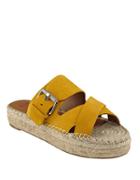 Marc Fisher Ltd Venita Suede Espadrille Slide Sandals