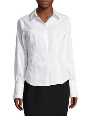 Calvin Klein Oxford Cotton Blouse