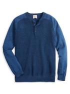 Brooks Brothers Red Fleece Textured Henley