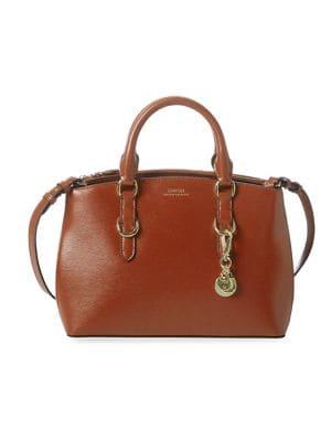Lauren Ralph Lauren Mini Saffiano Leather Satchel