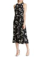 Lauren Ralph Lauren Floral-print Fit-&-flare Midi Dress