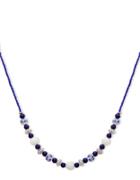 Lonna & Lilly Semi-precious Blue Beaded Necklace