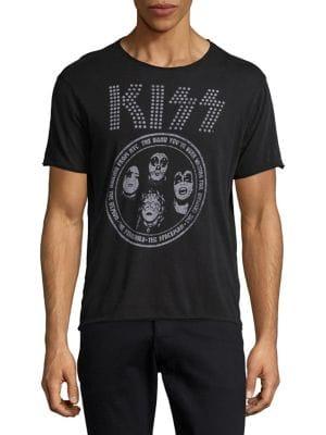 John Varvatos Star U.s.a. Kiss Graphic Cotton Tee