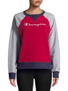 Champion Colorblocked Raglan-sleeve Sweatshirt