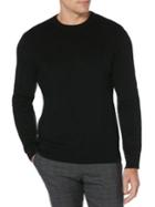 Perry Ellis Argyle-stitch Solid-tone Sweater
