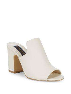 Donna Karan Hina Leather Mules