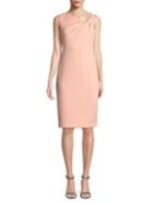 Calvin Klein Bow-shoulder Sheath Dress