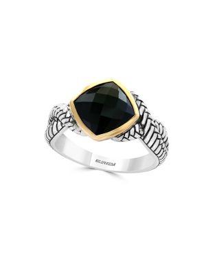 Effy 18k Yellow Gold And 925 Sterling Silver Ring