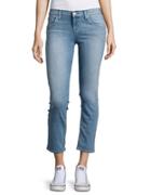 Hudson Jeans Bailee Faded Cropped Jeans