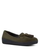 Fitflop Tassel Bow Tm Suede Loafers