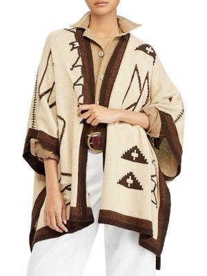 Polo Ralph Lauren Geometric Open-front Cardigan