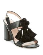 Kate Spade New York Central Leather Block Heel Sandals