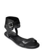Cole Haan Ankle Wrap Leather Sandals