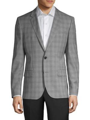Hugo Henry Plaid Wool Sportcoat