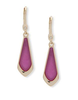 Ivanka Trump Crystal Two-toned Drop Earrings