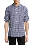 Michael Kors Plaid Cotton Button-down Shirt