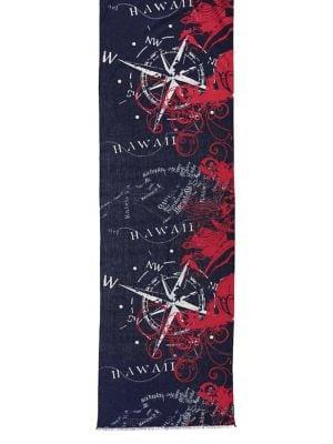 Fraas Printed Oblong Cotton Scarf