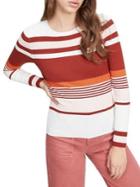 Miss Selfridge Striped Ribbed Knit Sweater