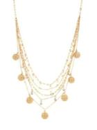 Design Lab Faux-pearl Gold-plated Layered Necklace