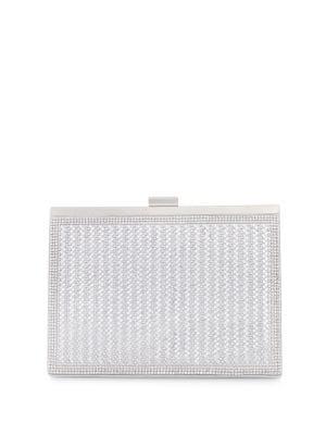 Quiz Diamante Front Clip Convertible Clutch