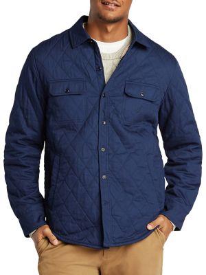 Nautica Quilted Cotton Shirt Jacket