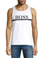 Boss Graphic Logo Cotton Tank Top