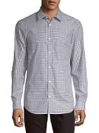 Calvin Klein Checkered Classic-fit Button-down Shirt