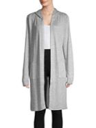Marc New York Performance Heathered Hooded Duster Cardigan
