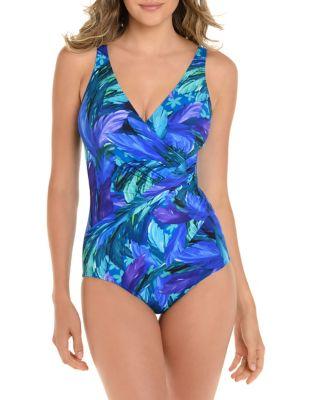 Miraclesuit Oceanus Floral One-piece Swimsuit