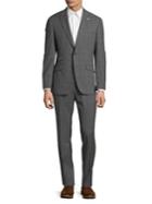 Ted Baker London Broad Grid Wool Suit