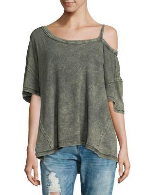 Free People Alex Cold-shoulder Tee
