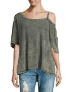 Free People Alex Cold-shoulder Tee