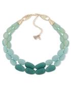 Lonna & Lilly Quartz Double Strand Collar Necklace