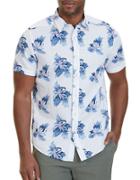 Nautica Floral-print Button-front Shirt